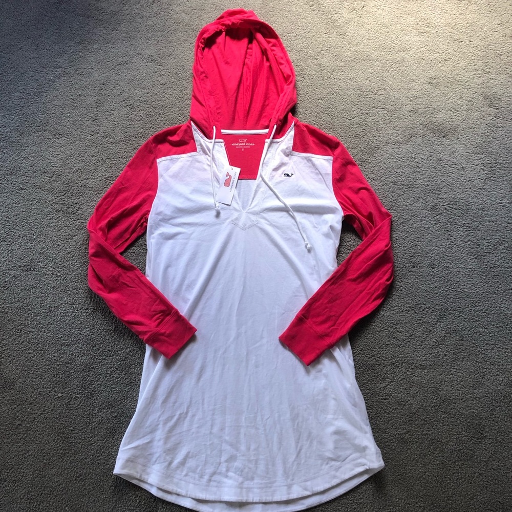NWT Vineyard Vines Hoodie Tee Coverup